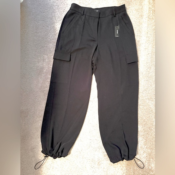 NWT Express High Waist Convertible Hem Cargo Trouser Pant - Picture 1 of 9